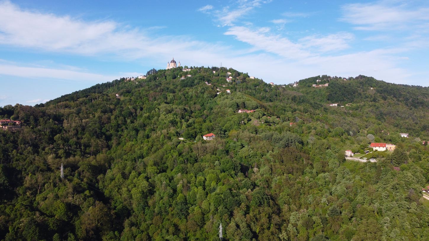 Panorama con Superga sullo sfondo